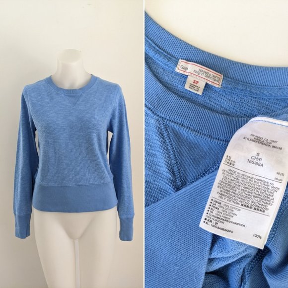 GAP Pullover Sweater, Blue, S - Picture 2 of 2
